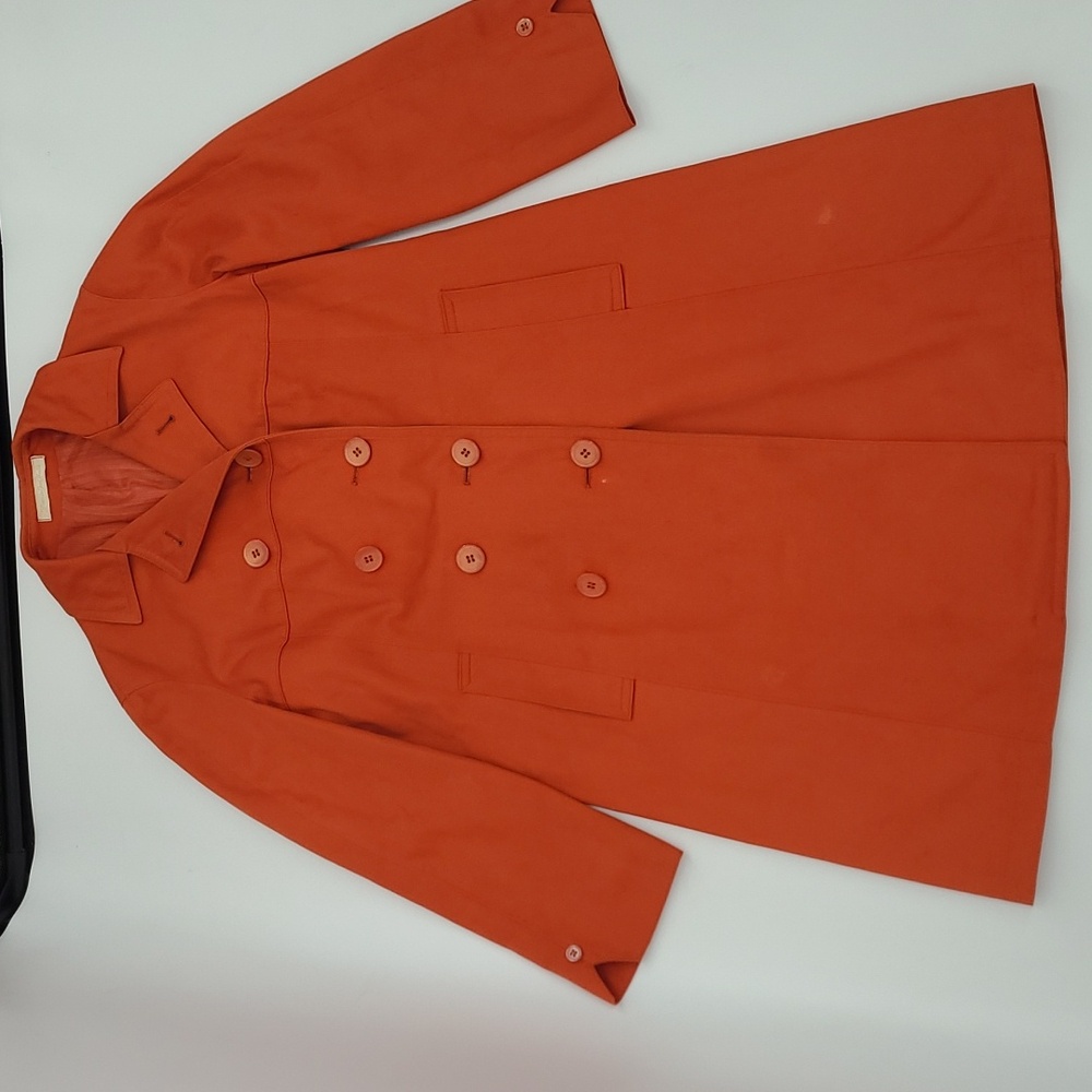 Vintage Boatswain Twill Double Breasted Trench Coat Women's Size 12 Petite